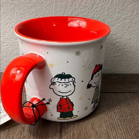 Peanuts Red and Green Holiday Mug - Picture 3 of 8